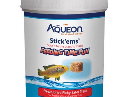 Stick ems Freeze Dried Picky Eater Treat 0.42 Oz by Aqueon For Sale