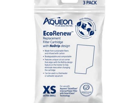 EcoRenew Filter Cartridges 3 Count   Extra Small by Aqueon Cheap